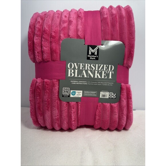 Throw Blanket Extremely Soft & Warm Oversized Plush Blanket, 78" x 92"new - Picture 2 of 3